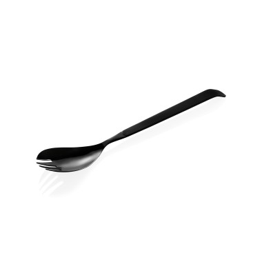 Couverts à salade KITCHEN TOOL 1887, 31 cm PVD noir, acier chromé nickel - Was Germany