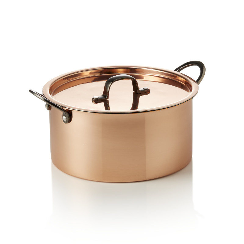 Plat de service en acier et STYLE RUBY, Ø 20 cm, 3 ltr, cuivre, laiton, acier inoxydable - Was Germany