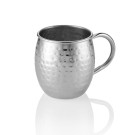 Set Moscow Mule, 0,45 l, Ø 8,5 cm, hauteur 10 cm, martelé, Lot 2 , acier inoxydable nickelé - Was Germany