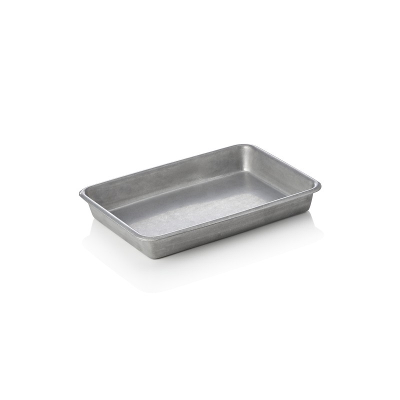 Plateau de service en acier & STYLE VINTAGE, 23 x 16,5 x 3 cm, acier chrome nickel - Was Germany