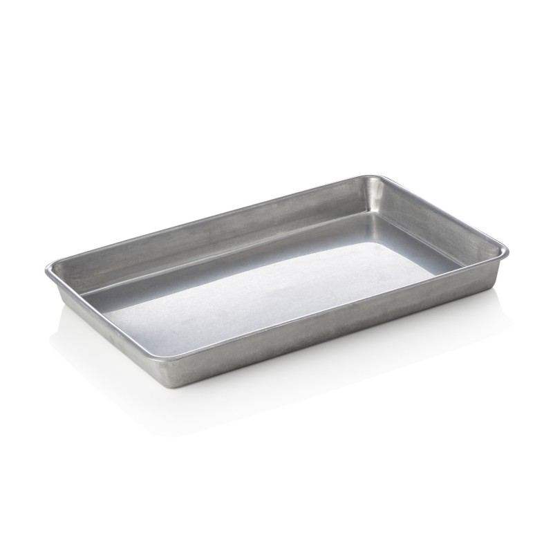 Plateau de service en acier & STYLE VINTAGE, 33 x 23 x 3 cm, acier chrome nickel - Was Germany