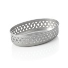 Bol à pain en acier & STYLE VINTAGE, 22 x 15 x 5,5 cm, acier chrome nickel - Was Germany