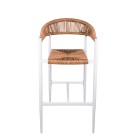 Fauteuil de bar Roppy - marron- lot de 6 - Sinotec