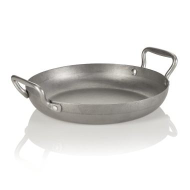 Poêle à servir en acier inoxydable STYLE HERITAGE, Ø 28,5 cm, 1,7 l, hauteur 5 cm, acier chrome nickel 18/8 - Was Germany