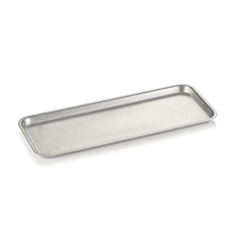 Plateau de service en acier inoxydable & STYLE HERITAGE, 32 x 13 x 1 cm, acier chromé nickel 18/8 - Was Germany