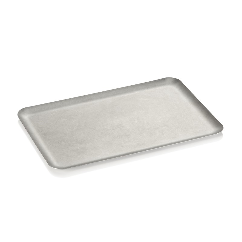 Plateau pour burgers en acier inoxydable STYLE HERITAGE, 30 x 20 x 1 cm, acier inoxydable chromé nickel 18/8 - Was Germany