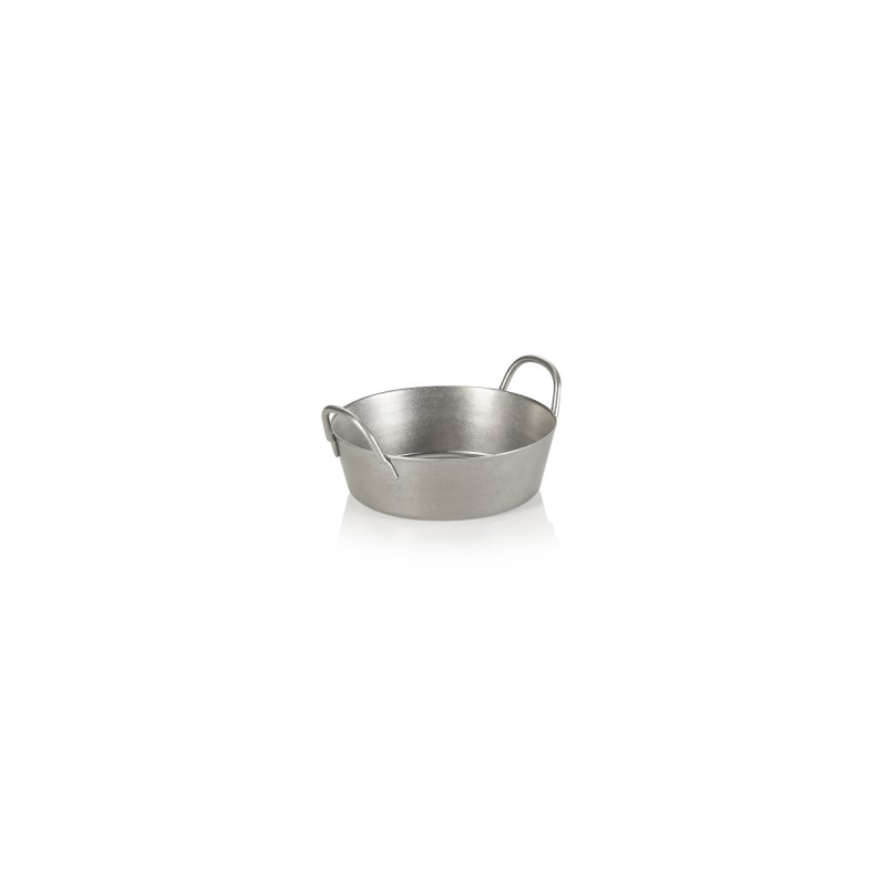 Mini poêle à paella en acier inoxydable STYLE HERITAGE, Ø 8 cm, 100 ml, acier chrome nickel 18/8 - Was Germany
