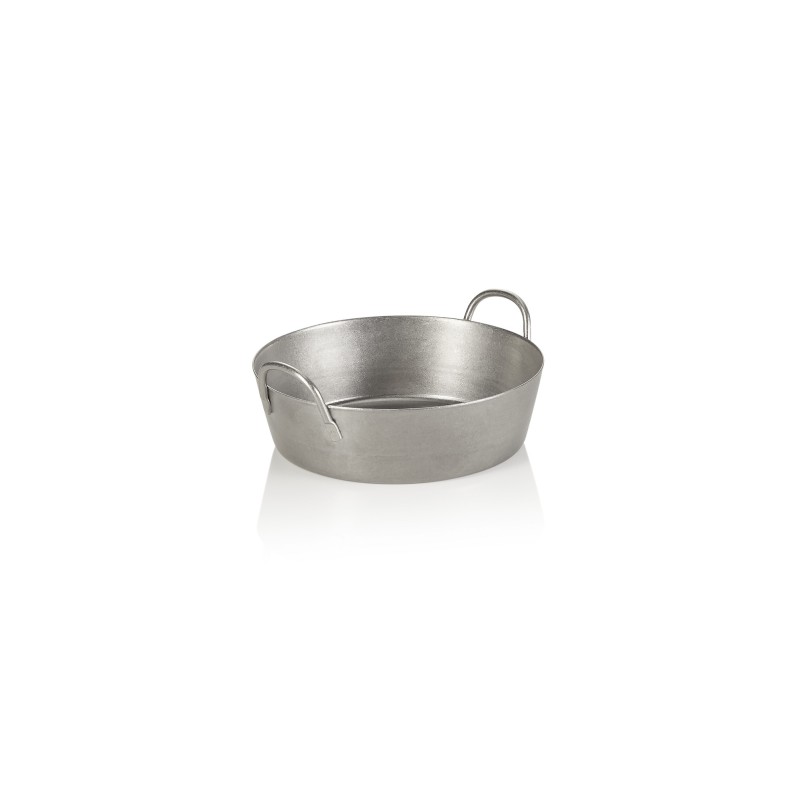 Mini poêle à paella en acier, STYLE HERITAGE, Ø 10 cm, 150 ml, acier inoxydable 18/8 - Was Germany