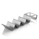 Taccotaxi acier et STYLE HERITAGE avec 4 étagères, 39 x 10 x 5 cm, acier chromé nickel 18/8 - Was Germany