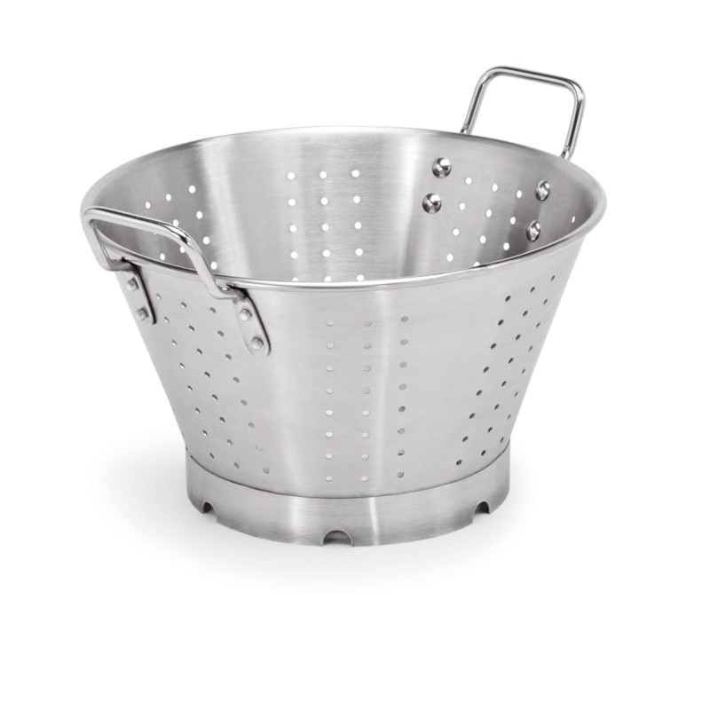 Passoire, Ø 60 cm, perforation Ø 5 mm, acier inoxydable chromé - Was Germany