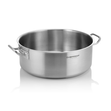 Marmite à rôtir CHEFPROOF, Ø 50 cm, 39 ltr, acier chromé nickel 18/10 - Was Germany
