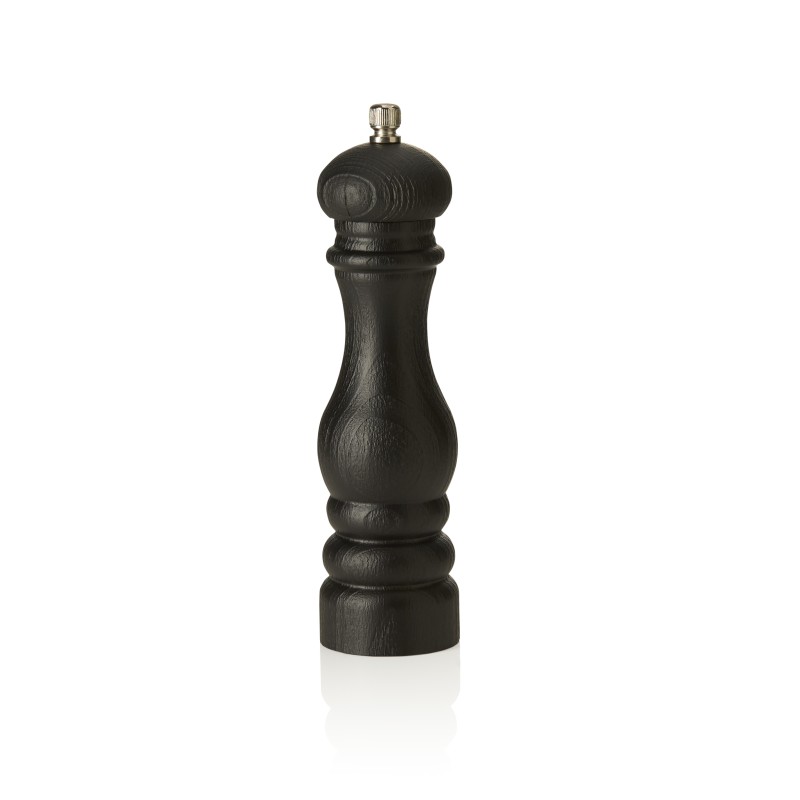 Moulin à sel Timber avec broyeur en acier inoxydable, hauteur 22 cm, bois - Was Germany