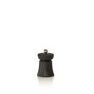 Moulin à poivre avec broyeur en acier au carbone IRON CRUSH, hauteur 9,5 cm, noir, fonte - Was Germany