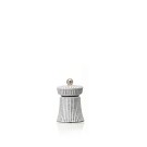Moulin à poivre avec broyeur en acier au carbone IRON CRUSH, hauteur 9,5 cm, blanc, fonte - Was Germany