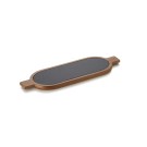 Planche de service ARDOISE & SERVIR, 40 x 12 x 1,5 cm, bois d'acacia, ardoise - Was Germany