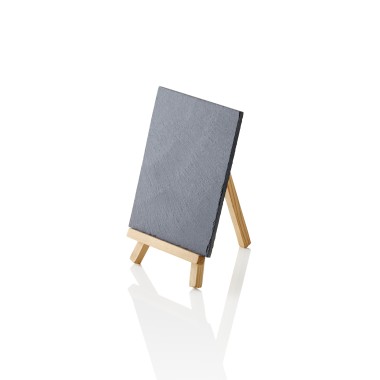 Ardoise naturelle SLATE LINE, 12,5 x 10 cm, ardoise naturelle, bois - Was Germany