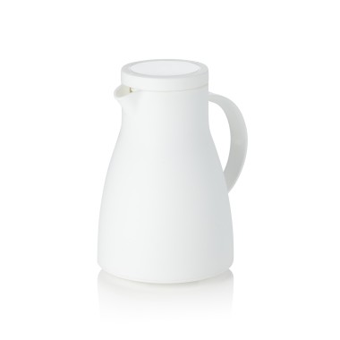 Verseuse isolante, 0,7 l, Ø 12,5 cm, hauteur 19,5 cm, blanche, polypropylène - Was Germany