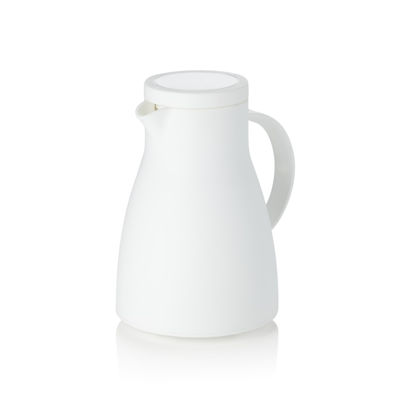 Verseuse isolante, 0,7 l, Ø 12,5 cm, hauteur 19,5 cm, blanche, polypropylène - Was Germany