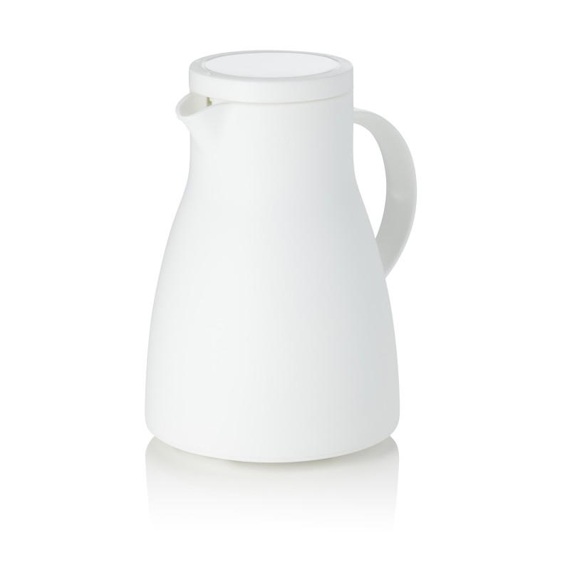 Verseuse isolante, 1 l, Ø 14,5 cm, hauteur 22 cm, blanche, polypropylène - Was Germany