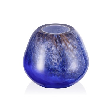 Fusion Blue YUYU, Ø 15 cm, hauteur 13 cm, verre - Was Germany