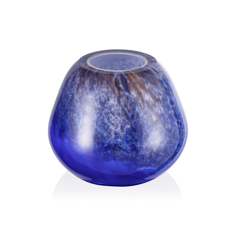 Fusion Blue YUYU, Ø 15 cm, hauteur 13 cm, verre - Was Germany