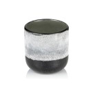 YUYU en verre gris graphité dépoli, Ø 10 cm, hauteur 11 cm - Was Germany