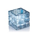 Cube en acier bleu YUYU, 6,5 x 6,5 x 6,5 cm, verre - Was Germany