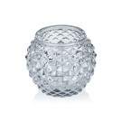 Boule fumée grise YUYU, Ø 7,5 cm, hauteur 6 cm, verre - Was Germany