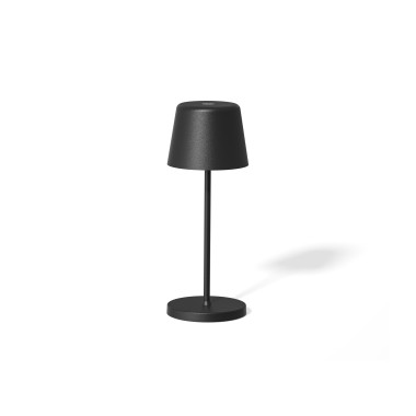 Lampe de table LED YUYU ALEX, noir mat, hauteur 20,8 cm, Ø 7,6 cm - Was Germany