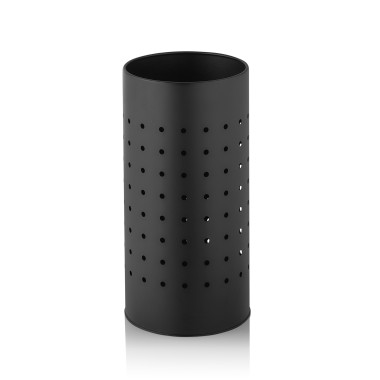 Porte-parapluies, Ø 24 cm, hauteur 48 cm, métal noir thermolaqué - Was Germany