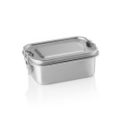 Boîte à lunch, 16,5 x 12 x 6,5 cm, acier inoxydable, silicone - Was Germany
