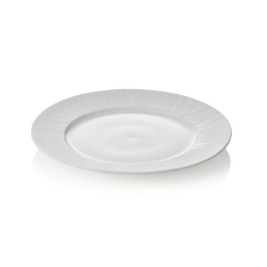 Set d'assiettes MAYA SHIRO, plat, Ø 22 cm, blanc, Lot 4 , porcelaine - Was Germany