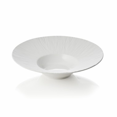 Set d'assiettes à pâtes MAYA SHIRO, Ø 24 cm, 110 ml, blanc, Lot 3 , porcelaine - Was Germany