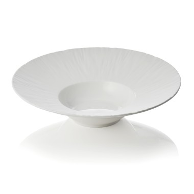 Set d'assiettes à pâtes MAYA SHIRO, Ø 27 cm, 200 ml, blanc, Lot 2 , porcelaine - Was Germany