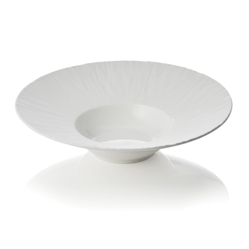 Set d'assiettes à pâtes MAYA SHIRO, Ø 27 cm, 200 ml, blanc, Lot 2 , porcelaine - Was Germany