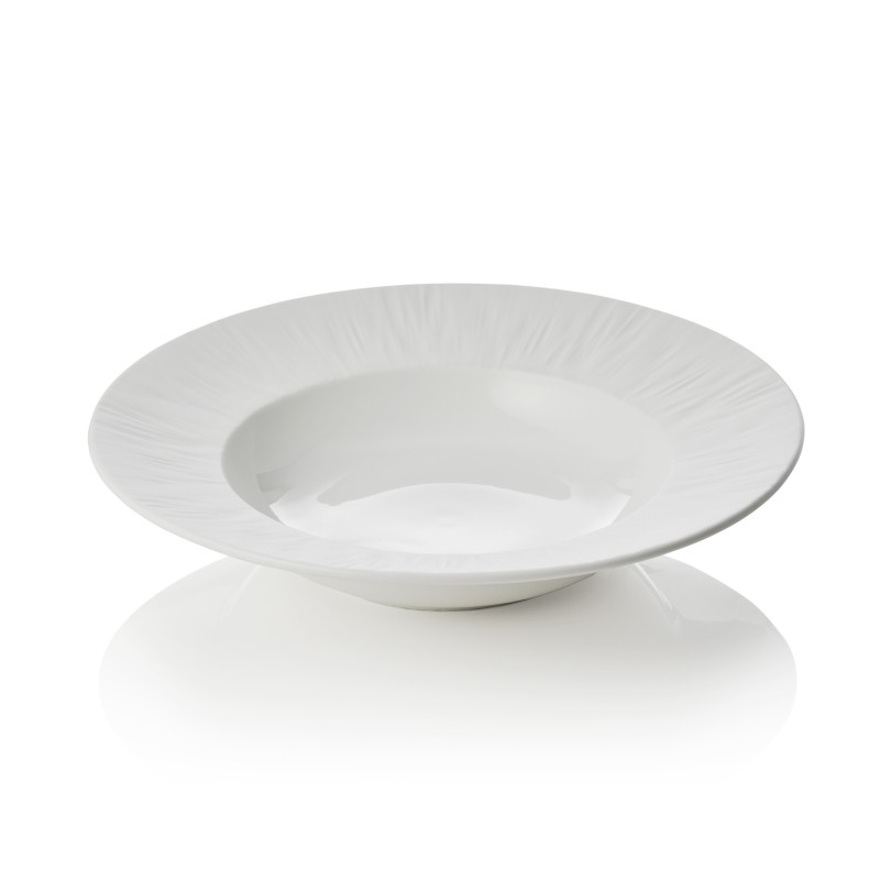 Set d'assiettes à soupe MAYA SHIRO, Ø 23,5 cm, blanc, Lot 3 , porcelaine - Was Germany
