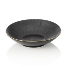 Lot coupes MAYA KURO, profond, Ø 26,5 cm, 1,3 ltr, noir, Lot 2 , porcelaine - Was Germany