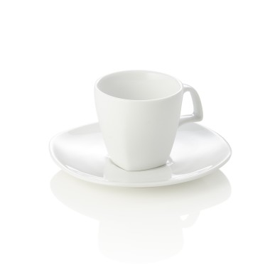Set tasse à espresso et soucoupe, 80 ml, Lot 4 , porcelaine - Was Germany