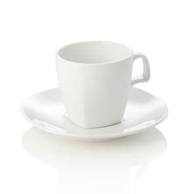 Lot tasses à cappuccino et soucoupes, 180 ml, Lot 4 , porcelaine - Was Germany