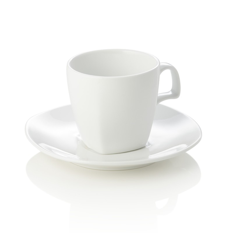 Lot tasses à cappuccino et soucoupes, 180 ml, Lot 4 , porcelaine - Was Germany