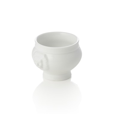 Lot terrines à tête de lion, Ø 7 cm, 120 ml, Lot 6 , porcelaine - Was Germany