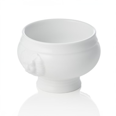 Terrine à tête de lion, Ø 13,5 cm, 1 ltr, porcelaine - Was Germany