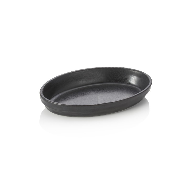 Moule à pâtisserie, 28 x 17 x 4,5 cm, noir, porcelaine - Was Germany