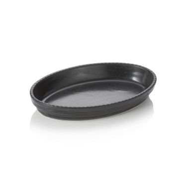 Moule à pâtisserie, 32 x 20 x 5 cm, noir, porcelaine - Was Germany