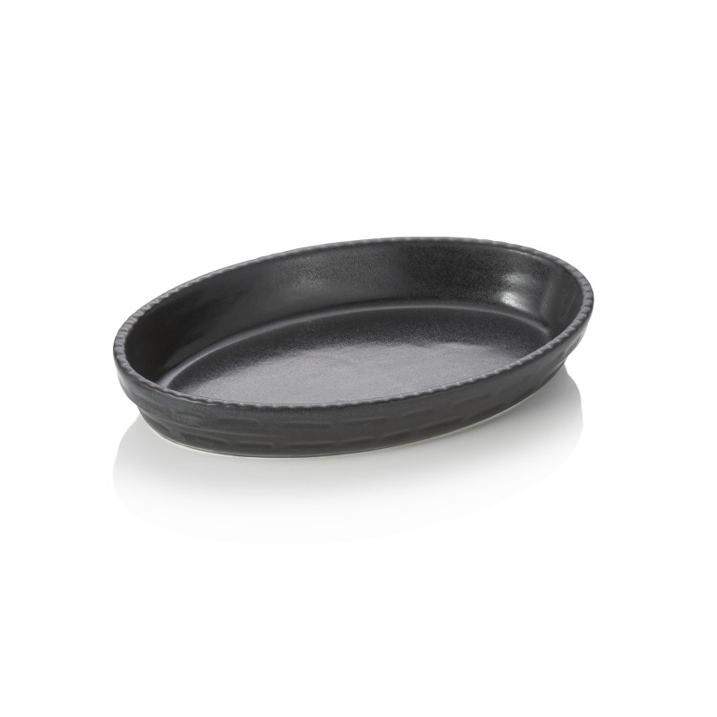 Moule à pâtisserie, 32 x 20 x 5 cm, noir, porcelaine - Was Germany