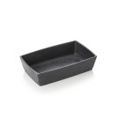 Plateau de buffet, 27 x 17 x 7 cm, noir, porcelaine - Was Germany