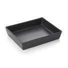 Plateau de buffet, 32 x 26,5 x 7 cm, noir, porcelaine - Was Germany