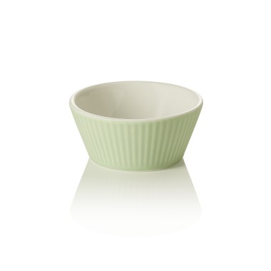 Set Ramequin, Ø 7 cm, 100 ml, vert menthe, Lot 6 , porcelaine - Was Germany