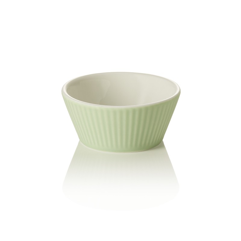 Set Ramequin, Ø 7 cm, 100 ml, vert menthe, Lot 6 , porcelaine - Was Germany