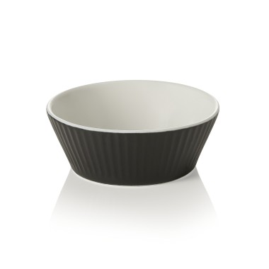 Set Ramequin, Ø 9 cm, 200 ml, noir, Lot 6 , porcelaine - Was Germany